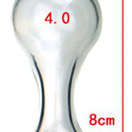 Hollow Anus Plug Opener But-pluk Tube Vagina Peephole Simulation Glass Penis Female Pussy Couple Flirting Adult 18+ Toy Speculum
