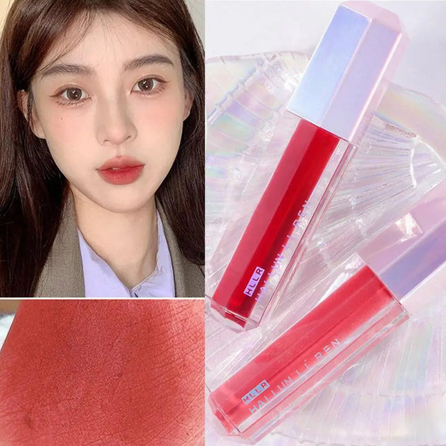 Matte Matte Lip Glaze 6 Colors Peel-Off Liquid Lipstick Waterproof Long Lasting Moisturizing Matte Red Lip Gloss Beauty Cosmetic
