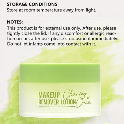 Mild non-irritating makeup remover deep clean and moisturizing 40g