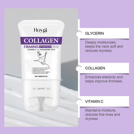 Roll-On Neck Firming Cream - Hydrating Nourishing Massage Lotion for Smooth, Lifted & Youthful Supple Neck Skin