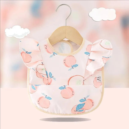 Kids Eating Breastplate Kid Baby Bavoir Clothing Waterproof EVA Full Sleeve Bibs Children Apron Long Sleeve Feeding Smock Bibs
