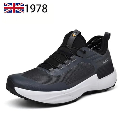 Men's New Running Shoes Sports Casual Walking Shoes Comfortable Soft Sole Waterproof Outdoor Shoes Men Platform Non-Slip