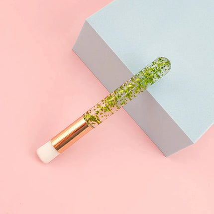 Professional Eyelash Extension Shampoo Cleaning Brush Pink Shining Eye Lash Lift Foam Cleaner Brushes Nose Face Clean Tools