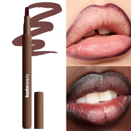 Huda Beauty Lip Contour Lip Stain Wear Matte Lipliner Pencil Tint Lipstick Long Lasting Non-stick Cup Moisturising Liner Makeup