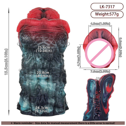 GEEBA safer sex products Male Masturbator Silicone Alien Monster Penis Sleeve Adult Sex Toy for Men Fantasy Pocket Pussy Stroker