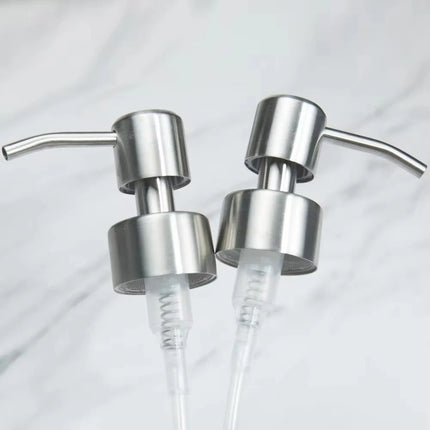 304 Stainless Steel Hand Liquid Soap Pump Dispenser Head Nozzle for Bathroom Kitchen Foam Soap Shampoo Dispenser Accessories 1Pc