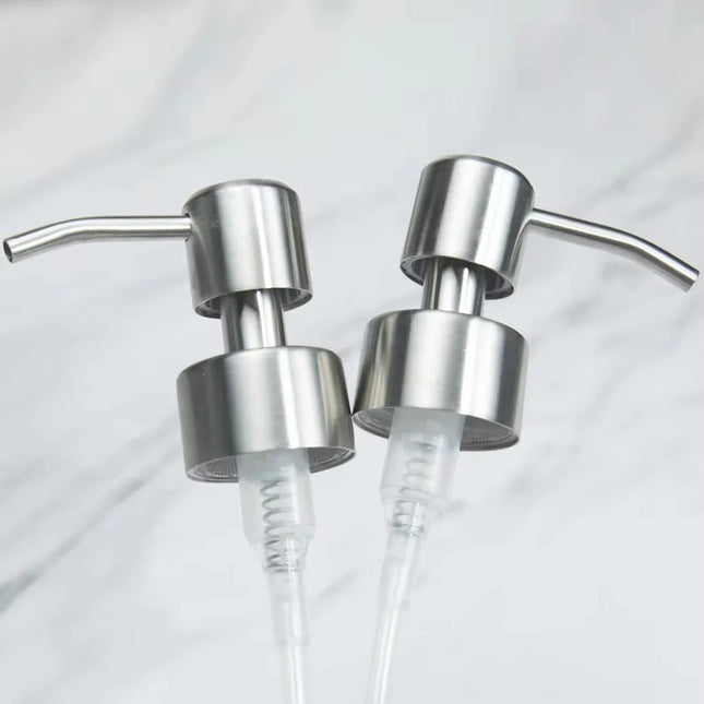 304 Stainless Steel Hand Liquid Soap Pump Dispenser Head Nozzle for Bathroom Kitchen Foam Soap Shampoo Dispenser Accessories 1Pc