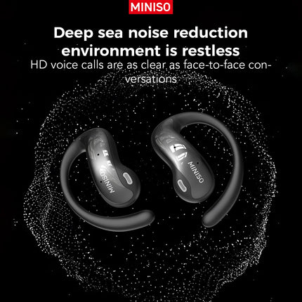[AI Translation Earbuds]MINISO MS188 Bluetooth Earphones HD Touchscreen OWS Wireless Headphones with Mic