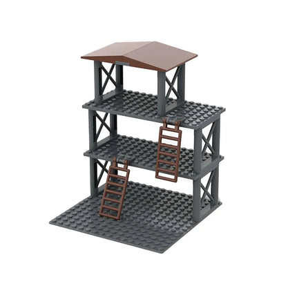 WW2 Military Observation Tower - Army Base Building Blocks