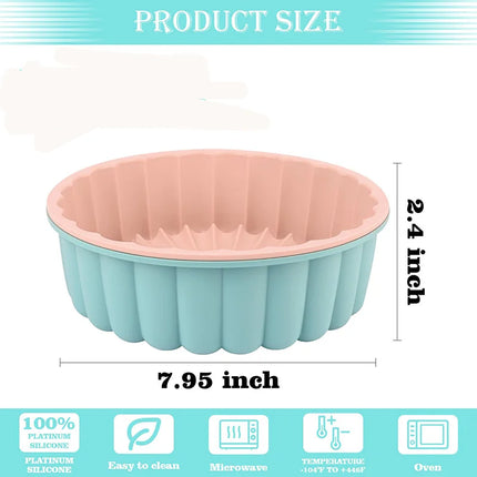 Charlotte Cake Pan Nonstick Kitchen Silicone Cake Molds for Cheese Chocolate Baking Pans Dessert Mold Freezer Safe