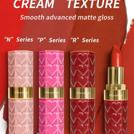 Nude Matte Lipsticks 4 Colors Waterproof Long Lasting Lip Stick Not Fading Sexy Nude Red Pink Velvet Lipsticks Makeup Cosmetic