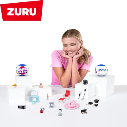 ZURU Mini Miniature Toy Furniture Sofa Home Ball Surprise Ball Blind Box Model Ornament Children's Toy Birthday Holiday Gift