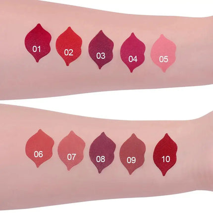 Natural Matte Velvet Lipstick Long Lasting Waterproof Nude Brown Red Professional Makeup Lip Gloss For Women