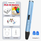 36m PLA blue