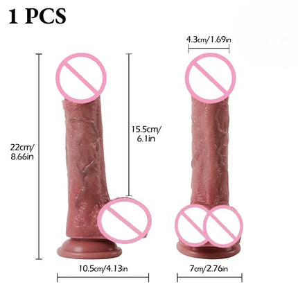 Realistic Soft Silicone Dildo Sexy Adult supplies Penetration Dildo Anal Masturbation Dick Penis Sex Toys For Women Adult Toys18