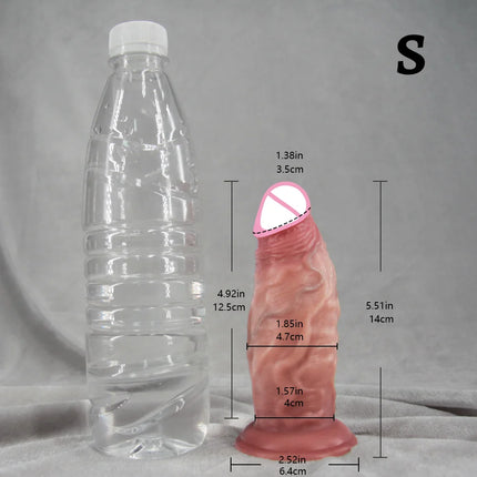3 Sizes Realistic Anal Dildo Soft Huge Penis Suction Cup Anal Sex Toys For Woman Vagina Adult Masturbator Cock Big Dick buttplug