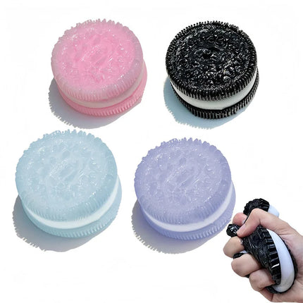 Cookies Squishy Toy Biscuit Squeeze Toy Taba Squishy Stress Relief Toy Ultra-Soft Decompression Venting Toy Pinching Sandwich