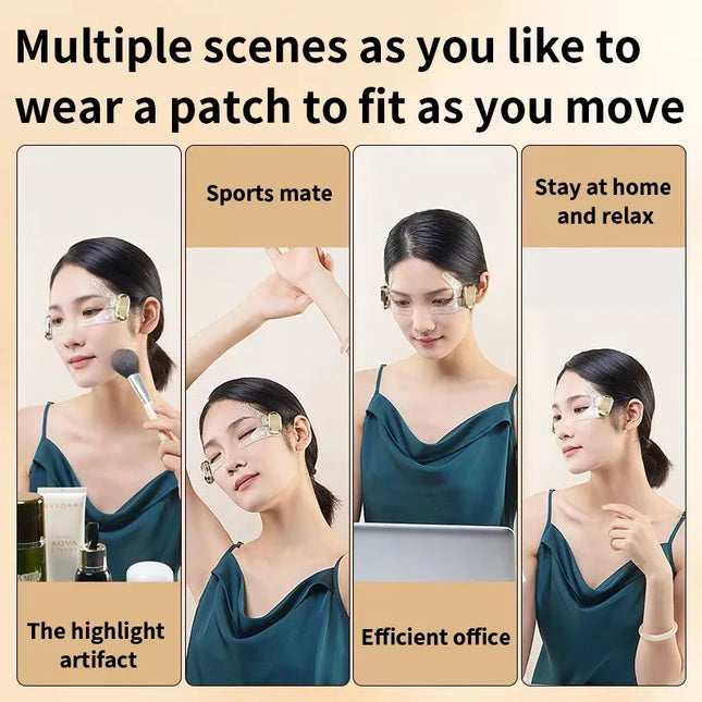 EMS Facial Sculptor V-Lift Massager - Smart Anti-Aging Device with  Pulse for Eye & Jawline Toning, Rechargeable Face Trainer