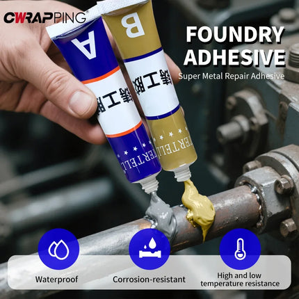 Adhesive Glue High Temperature Sealant Construction Materials for Home Repair Paint Metal Magic AB A Plastic Wood B Strong Glue