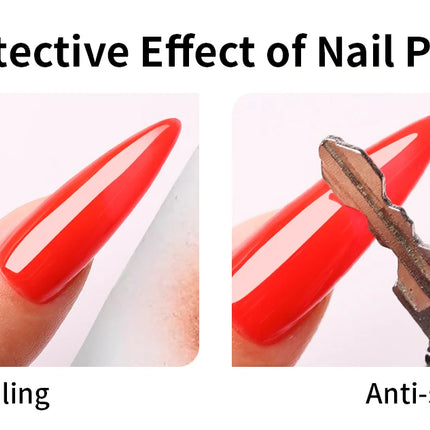 RS NAIL Crystal Top Coat Long Lasting Soak Off No Wipe UV Gel Varnish Polished-free Base Gel Shining Clear High Gloss Top Coat