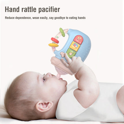 Baby Accessories Baby Bottle Newborn Soft Teething Bottle Rattle Bell Early Education Soothing Toy Light Music Toys for Children