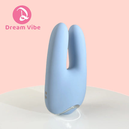 Blue Bunny Vibrator Dual Motors Quiet Suction & Vibration Powerful Clitoral Massager for Women Popular Sex Toy for Girls