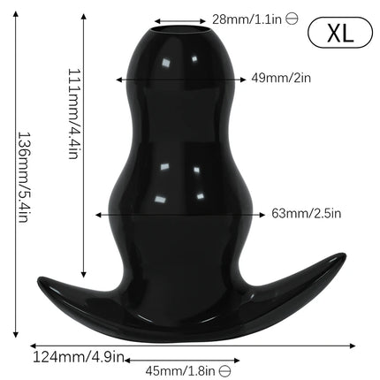 5 Sizes Hollow Anal Plug/Dilator/Dildo Soft Speculum Prostate Massager Butt Plug Set Intimate/Enema Sex Toys For Women Men Gay