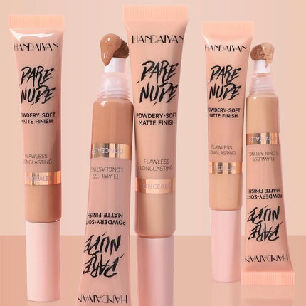 Handaiyan Hose Concealer with Sponge Brush HeadConcealer Liquid ConcealerCover up blemishes on face