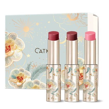 CATKIN GLOSSY LIP BALM Hydrating Lip Balm in 6 Vibrant Colors Moisturize, Protect & Soothe