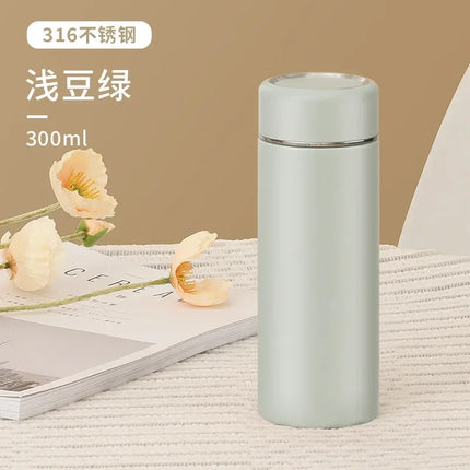 300ML Mini Insulated Cup 316 Stainless Steel Women's Small Portable Water Bottle Water Cup Women's Small Pocket Cup