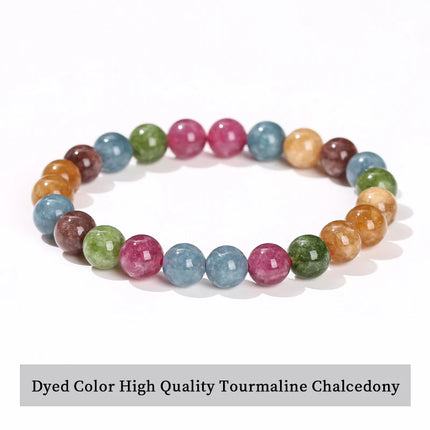 JD 6 8 10mm Natural Stone Beaded Bracelet Obsidian Fluorite Quartz Jasper Healing Beads Bangles Women Men Stretch Yoga Jewelry