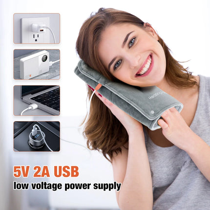 Electric Hand Warmer Portable Ultra-Soft Heating Pad Office/Travel Energy Saving USB Charging Home Graphene Abdomen Warming Pad