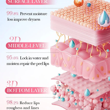 Remove Dark Lip Balm Lightening Melanin Mask Gloss Exfoliating Lip Pink Treatment Reduce Lip Lines Improve Dryness Moisturizing
