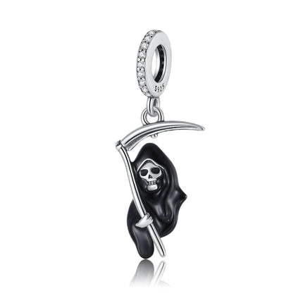 Hot Sale 925 Sterling Silver Cute Panda Beads & Penguin Dangle Charm Fit Snake Bracelet Boutique Necklace Black Pendant Gift