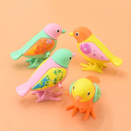 Funny Wind Up Toy Children's Cartoon Winding Creative Jumping Magpie Peacock Pigeon Dinosaur Puzzle Animal Baby Toddler Gift