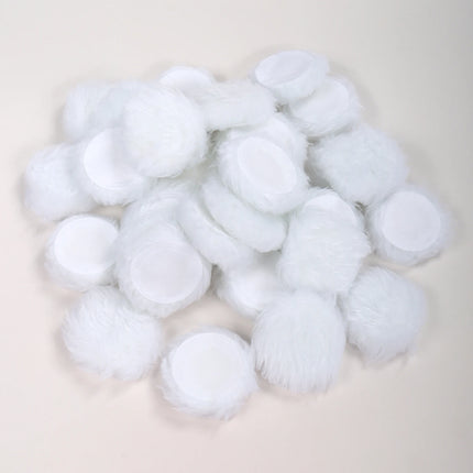 2-5-10-20Pcs Portable and Practical High-Grade White Round Powder Puff for Base and Fixing Makeup