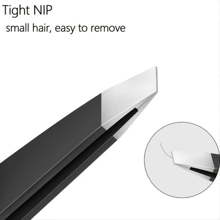 Tweezers Set 3-4pcs Premium Stainless Steel Eyebrow Precision Sharp Tip Tweezers for Body Ingrown and Facial Hair Removal
