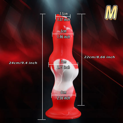 Huge Dog Fake Penis Realistic Dildo Double Penetration Anal Plug Monster Cock Vagina Masturbation Adult Sex Toys for Women Men