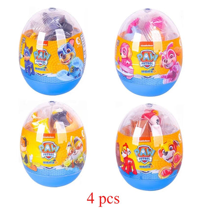 Paw Patrol Anime Figure Mashall Chase Skye Cartoon Model Car Block Castle Compatible Brick Figure Children Christmas Toys Gifts