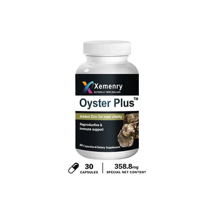 Oyster Plus with Maca Root Capsules - for Women and Men To Support Hormone Balance, Mood, Energy and Well-being