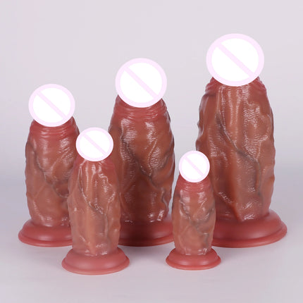 Realistic Dildos Huge Thick Dildos Silicone Anal Plug With Suction Cup Prostate G-spot Massager Sex Toys For Women Men