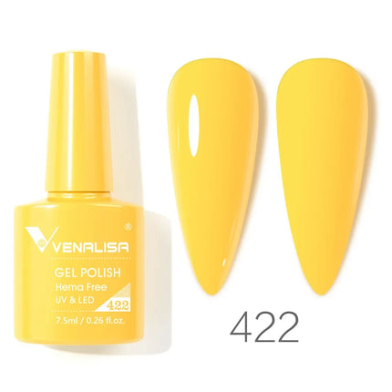 7.5ml Venalisa Nail Gel Polish HEMA FREE TPO FREE Full Coverage Semi Permanent Soak Off UV LED Gel Nail Polish Gel Varnish