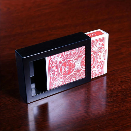 Deluxe Vanishing Card Box by Kupper Magic Tricks Deck Disappearing Card Case Magia Close Up Illusions Gimmicks Mentalism Props
