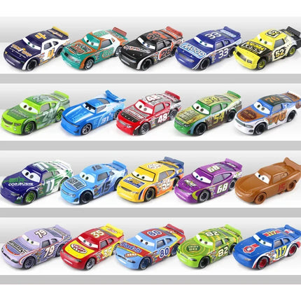 All Style Pixar Cars Metal Diecast Cars Model Lightning McQueen Alloy Car Number 4.19.28.36.51 101 Racing Series Toy