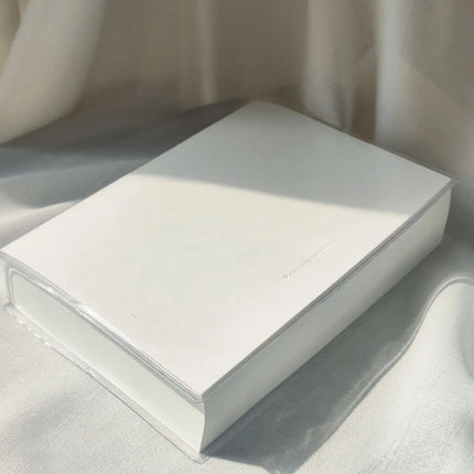 Thicken Notebook Transparent Cover Notepad Journal Handbook Horizontal Notebook Office Back To School Supplies Stationery Gifts