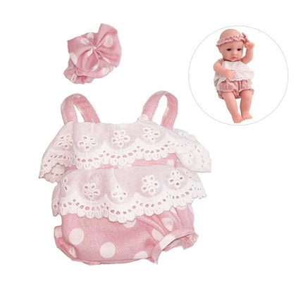 For 12inch 30cm Baby Born Doll Winter Plush Romper Pajamas Outfit Clothing Doll Swaddle Knitted Sweater Suit+Socks Set Clothes