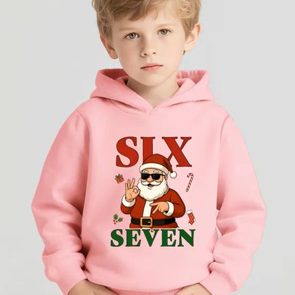 Funny Six Seven 6 7 Meme Hoodie for Kids Chaotic Humor Y2k Game Saying Tee Christmas Gift Boys Tops Fashion Children's Clothing