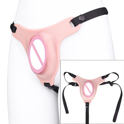 ANOSX Silicone Chastity Cage Device Male Chastity Belt Strapon Penis Sleeve Realistic Clitoris Vagina Wish BDSM Sex Toys For Men