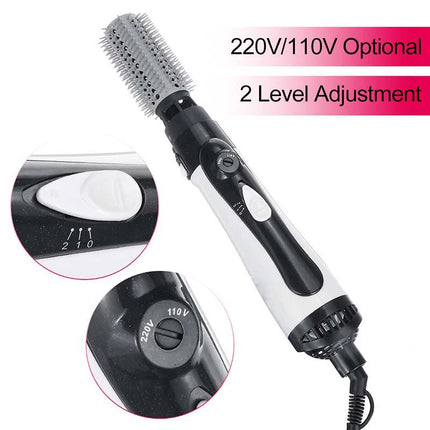 Hair Dryer and Hot Air Brush Professional Negative Ionic Ceramic Volumizer Styler Lightweight One Step Blow Brush Styling Tool