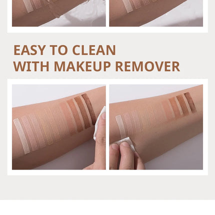 Flawless All Day: 8 Color Waterproof Concealer Foundation For Women Makeup Full Coverage Long Lasting Moisturizing